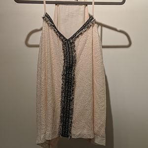 Bohemian Top Beige/black Size S